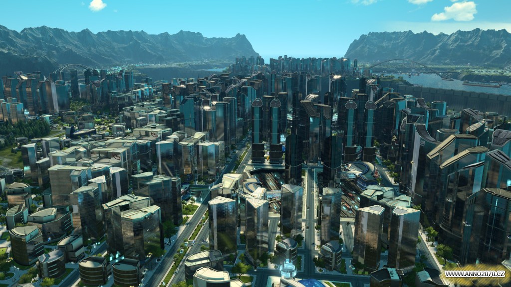 Anno 2205 - metropole s mrakodrapy