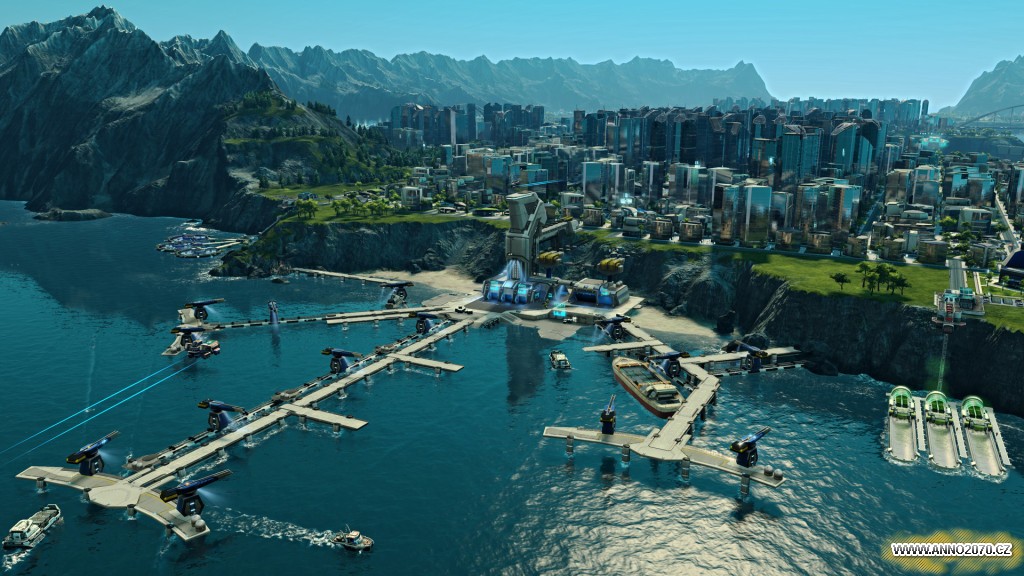 Anno 2205 - přístavní město na Zemi